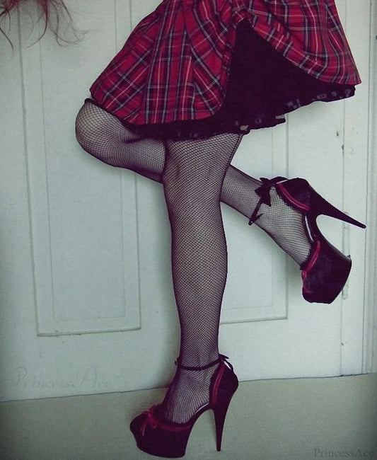 15cm Gothic Lace Platform Fetish Tall Heel